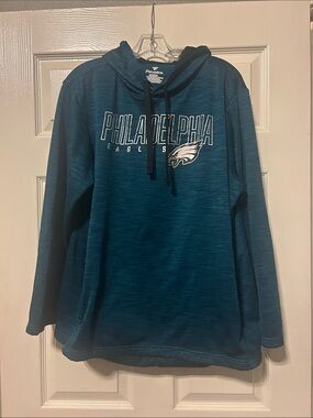 Fanatics Philadelphia Eagles Teal mens Hoodie. XL